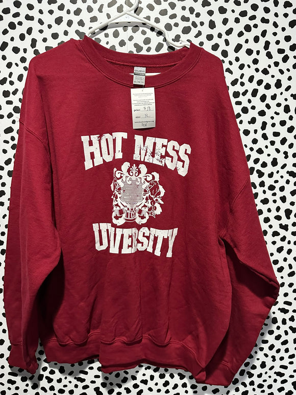 Hot Mess University - Sweatshirt-XL